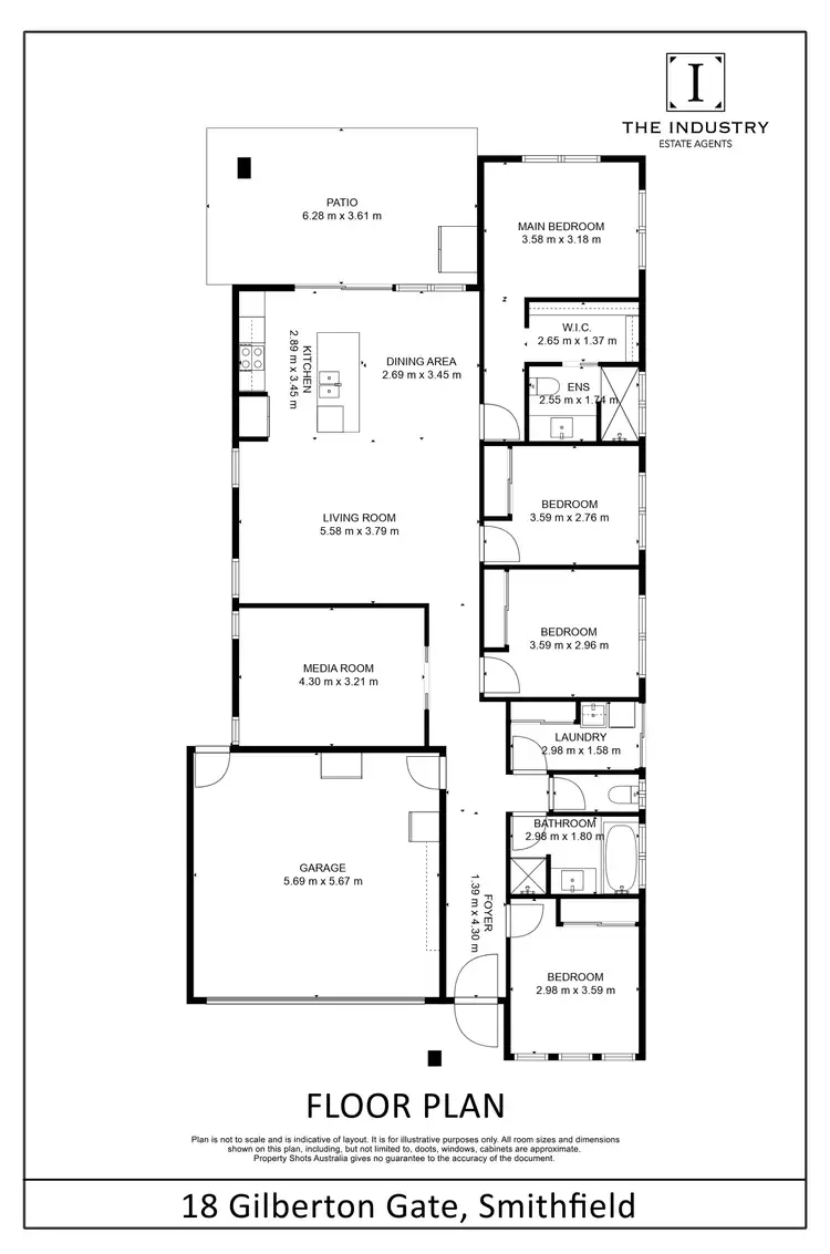 Floorplan of Homely house listing, 18 Gilberton Gate, Smithfield QLD 4878