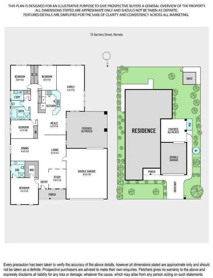 Floorplan of Homely house listing, 13 Harriers Street, Mernda VIC 3754