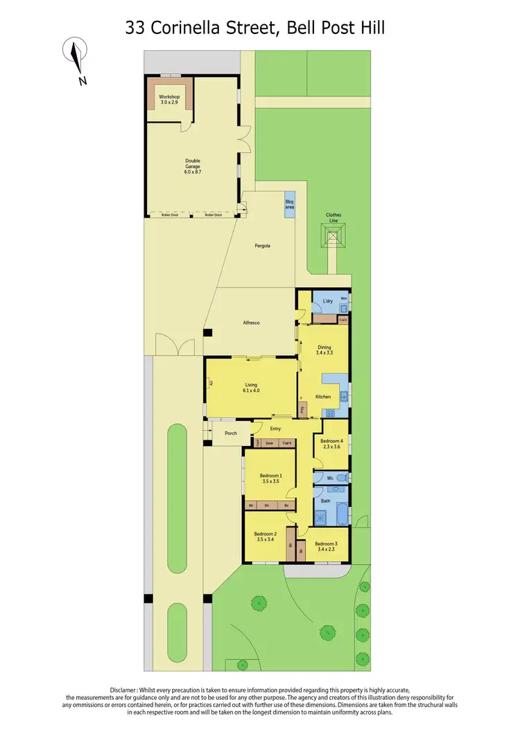 Floorplan of Homely house listing, 33 Corinella Street, Bell Post Hill VIC 3215