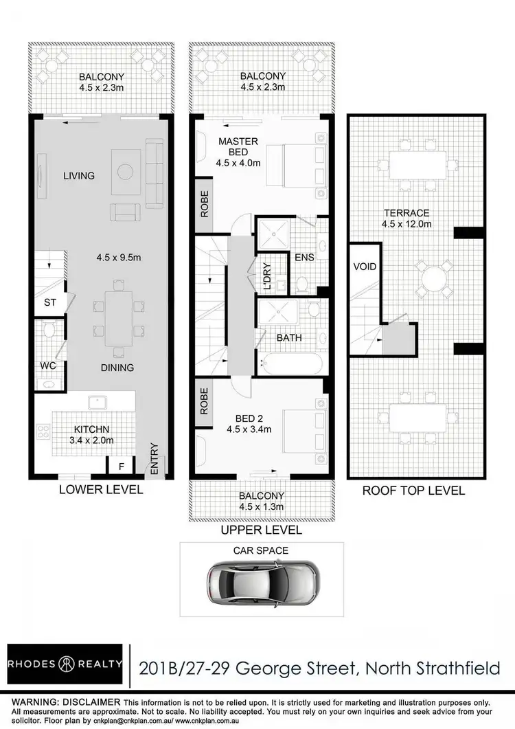 Floorplan of Homely apartment listing, 201B 27-29 George Street, North Strathfield NSW 2137