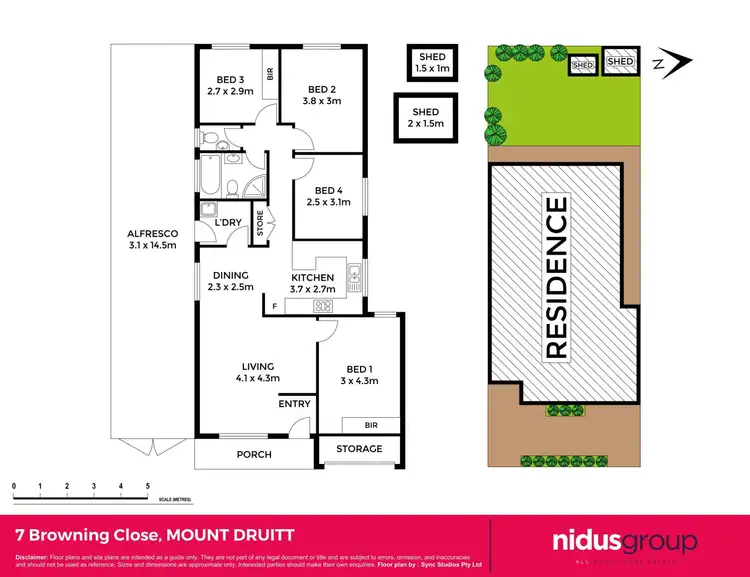 Floorplan of Homely house listing, 7 Browning Close, Mount Druitt NSW 2770