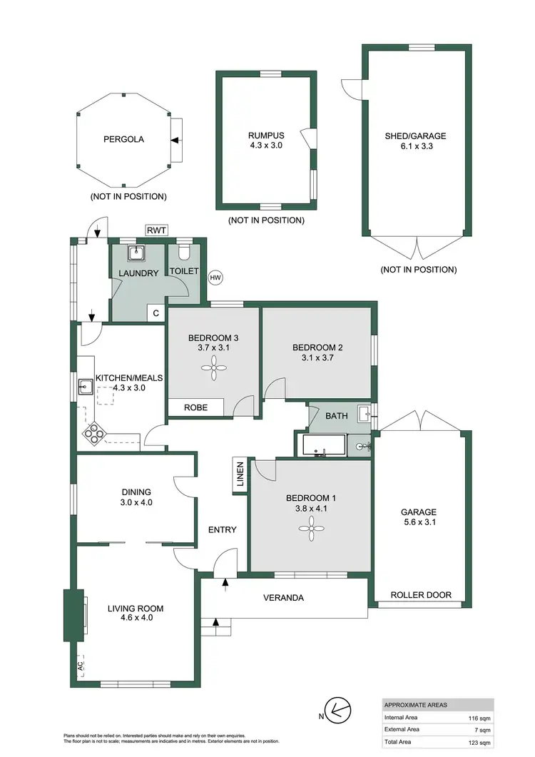 Floorplan of Homely house listing, 6 Pembroke Street, Kensington Park SA 5068