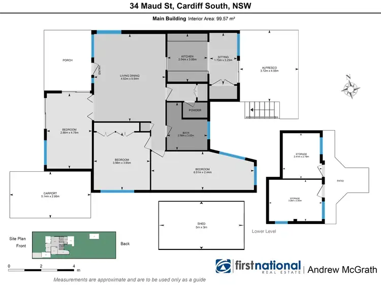 Floorplan of Homely house listing, 34 Maud Street, Cardiff South NSW 2285