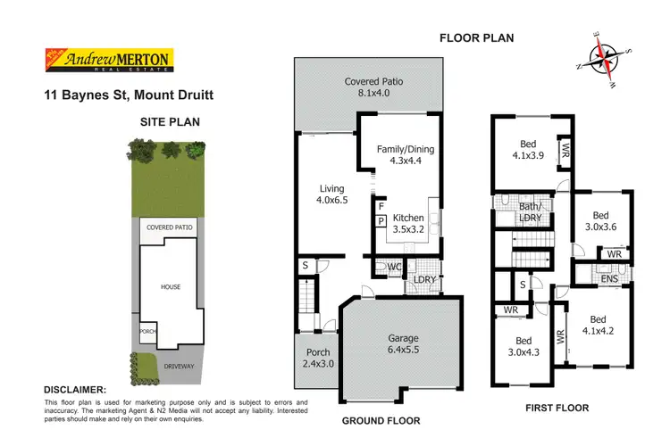 Floorplan of Homely house listing, 11 Baynes Street, Mount Druitt NSW 2770