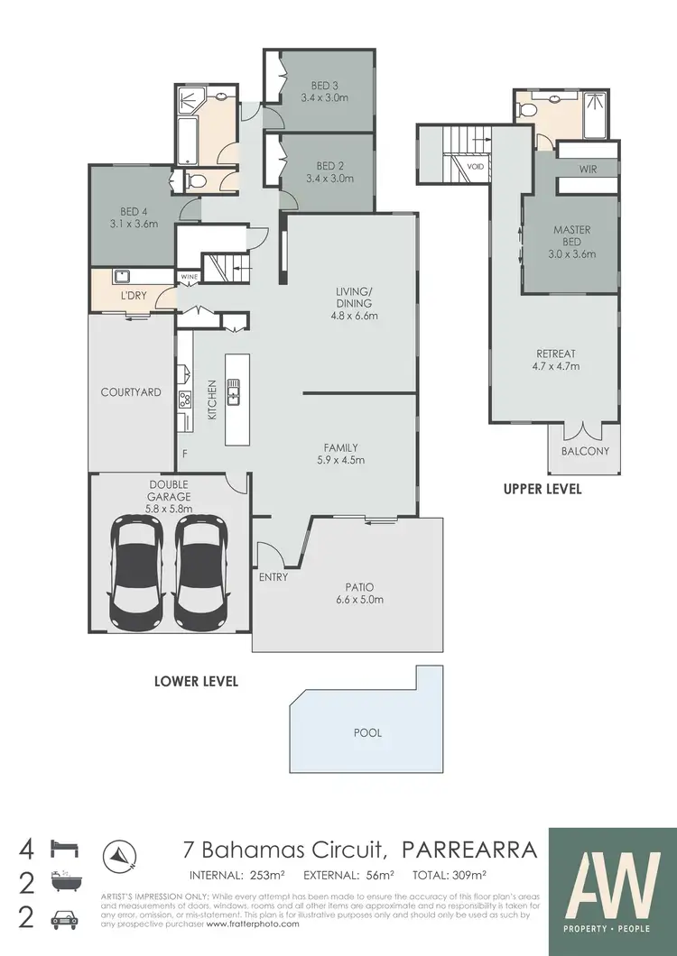 Floorplan of Homely house listing, 7 Bahamas Circuit, Kawana Island QLD 4575