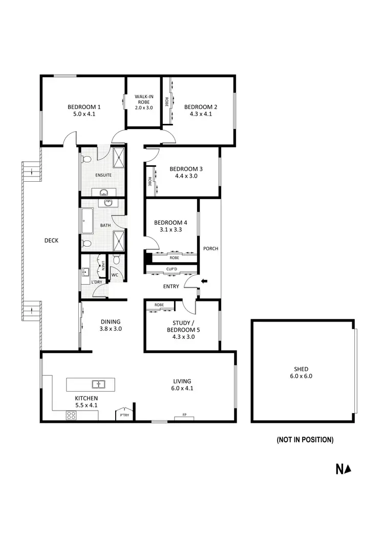 Floorplan of Homely house listing, 19 Cowper Street, North Bendigo VIC 3550