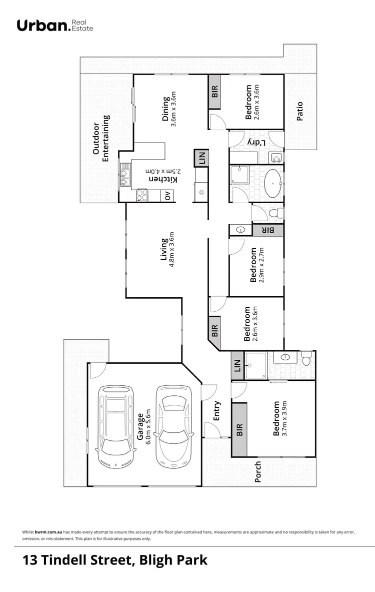 Floorplan of Homely house listing, 13 Tindell Street, Bligh Park NSW 2756