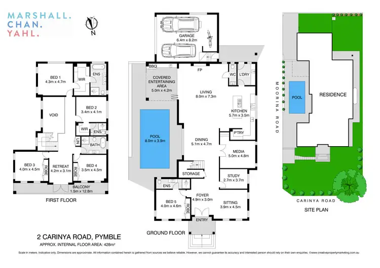 Floorplan of Homely house listing, 2 Carinya Road, Pymble NSW 2073