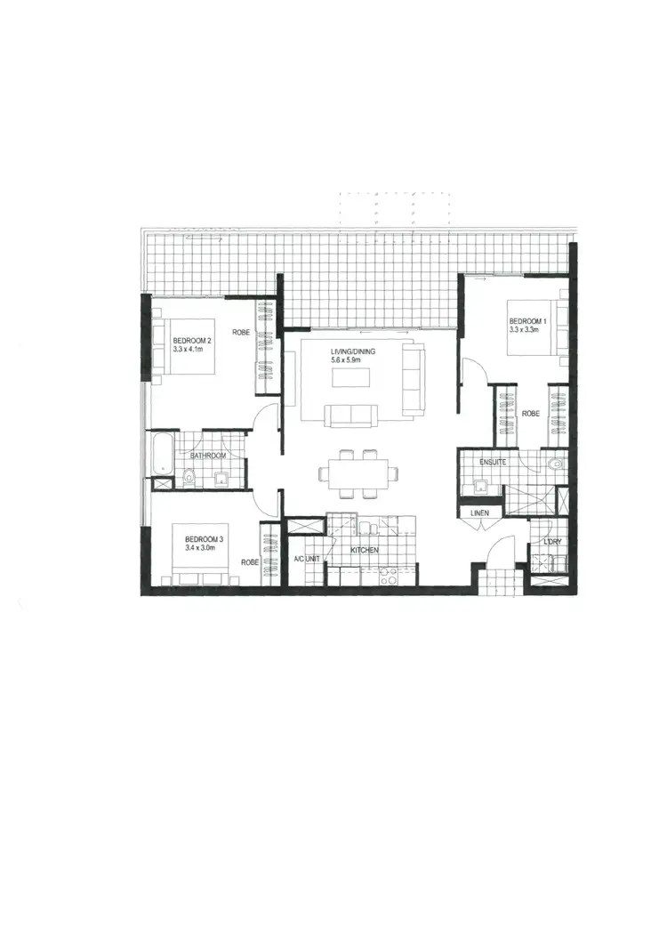 Floorplan of Homely apartment listing, 41/1 Marlin Parade, Cairns City QLD 4870