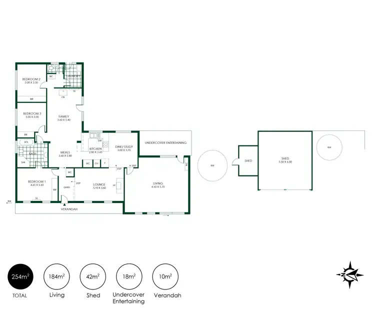 Floorplan of Homely house listing, 4 Ridge Road, Woodside SA 5244