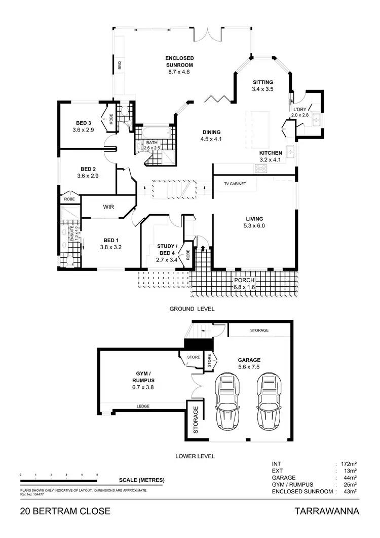 Floorplan of Homely house listing, 20 Bertram Close, Tarrawanna NSW 2518