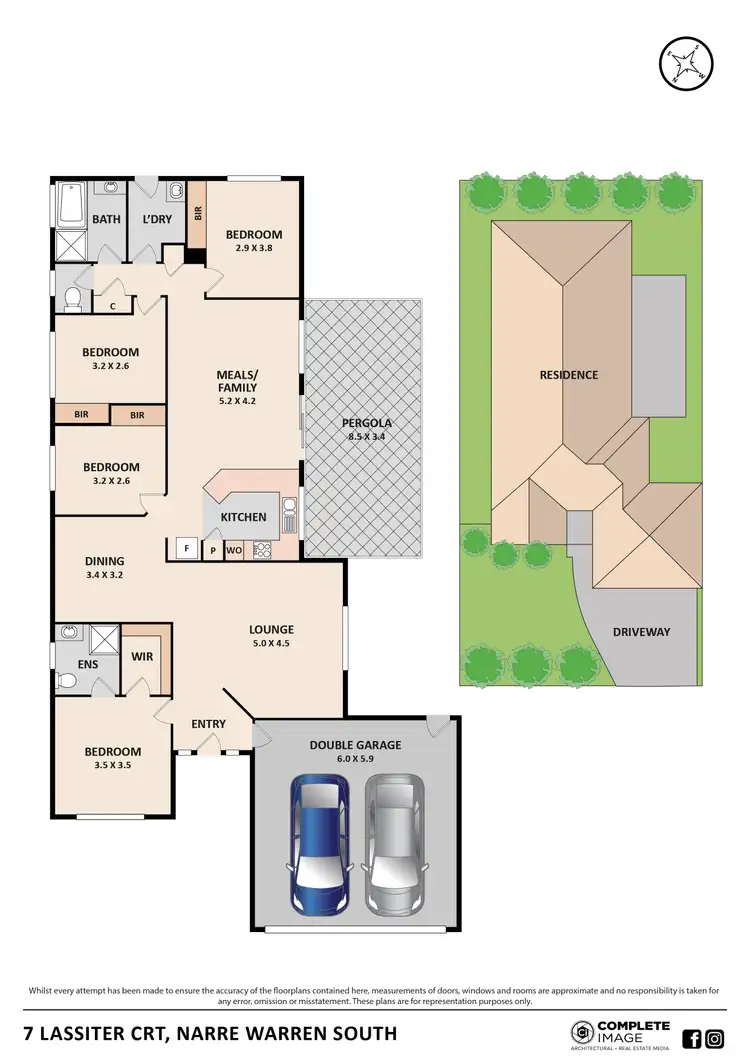 Floorplan of Homely house listing, 7 Lassiter Court, Narre Warren South VIC 3805