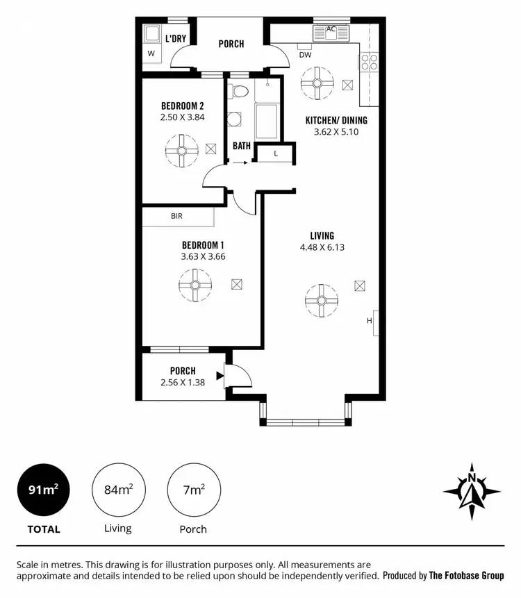 Floorplan of Homely unit listing, 4/10 Fourth Avenue, Glenelg East SA 5045