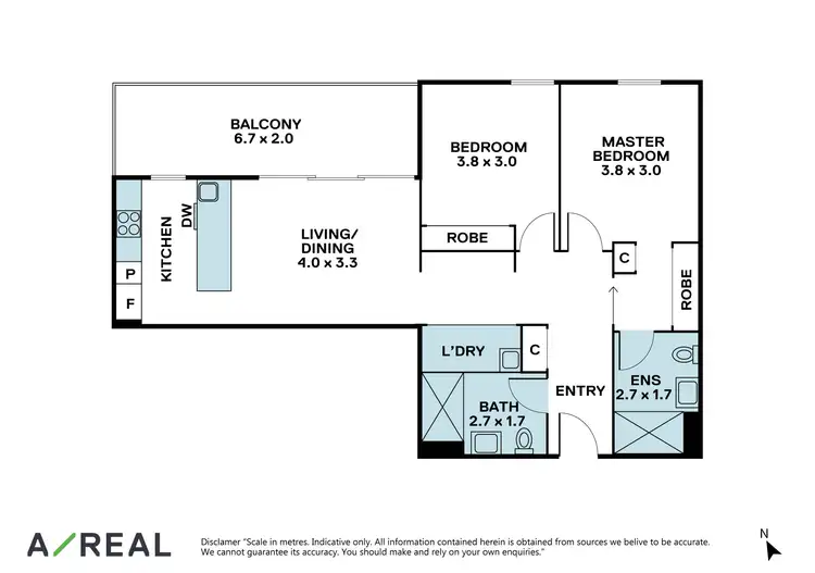 Floorplan of Homely apartment listing, 401/30 Bush Boulevard, Mill Park VIC 3082