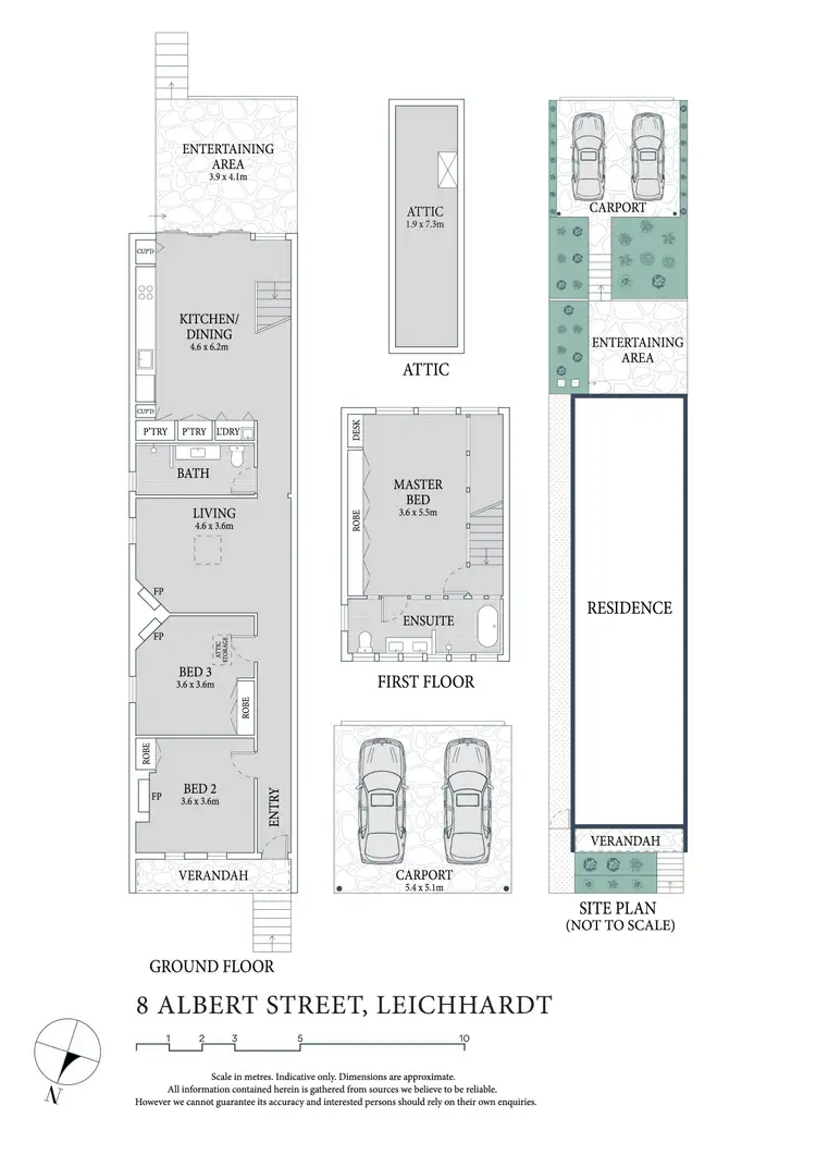 Floorplan of Homely house listing, 8 Albert Street, Leichhardt NSW 2040