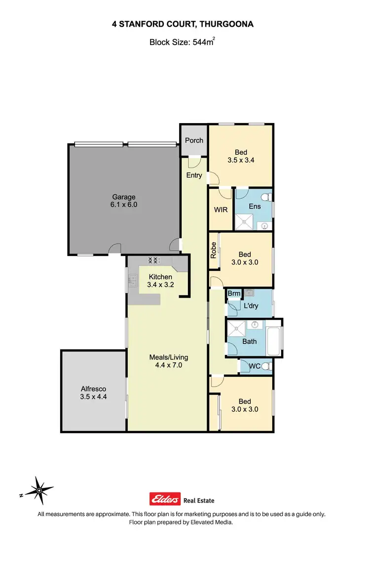 Floorplan of Homely house listing, 4 Stanford Court, Thurgoona NSW 2640