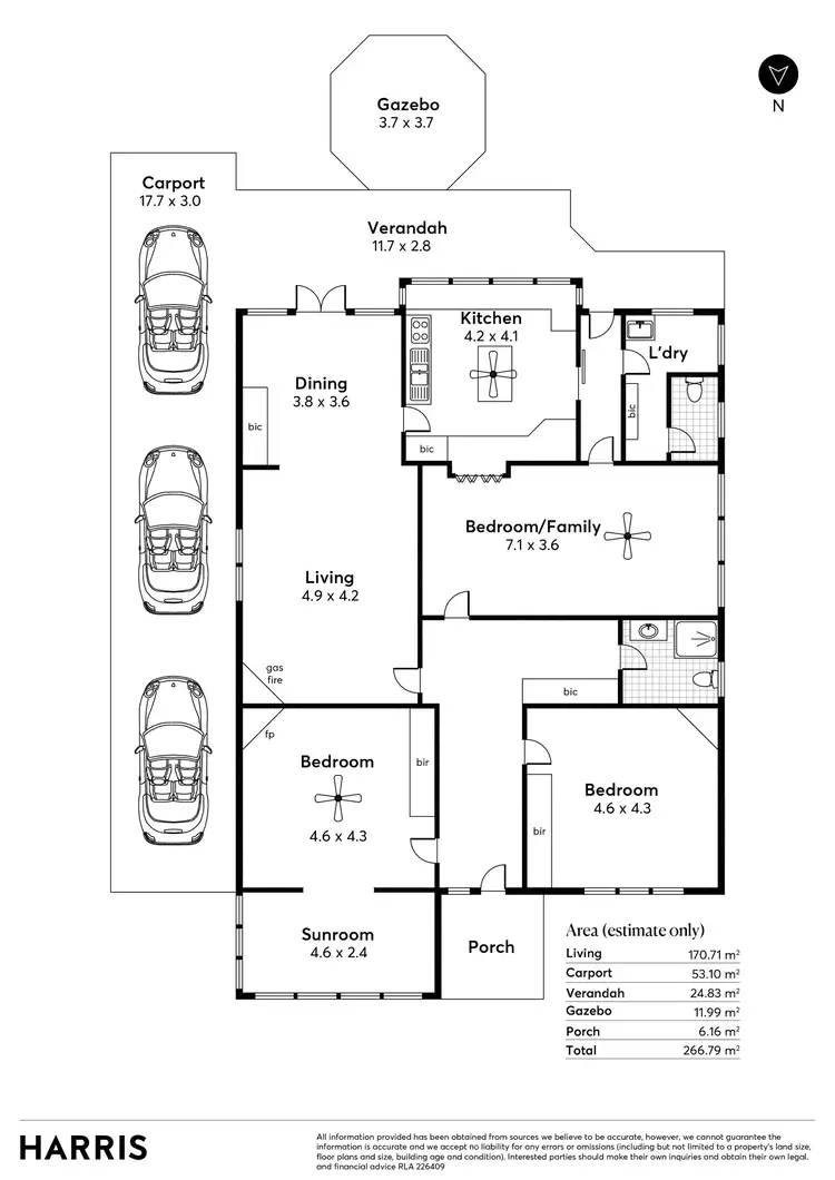 Floorplan of Homely house listing, 95 Fifth Avenue, Joslin SA 5070