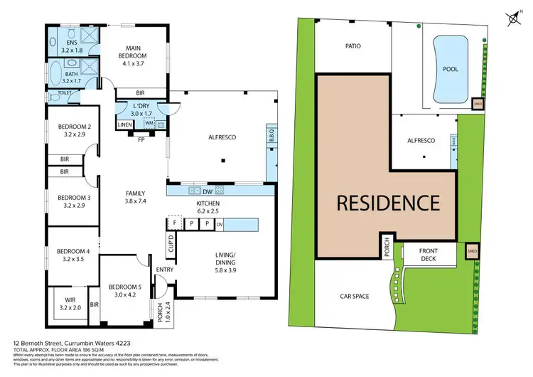 Floorplan of Homely house listing, 12 Bernoth Street, Currumbin Waters QLD 4223