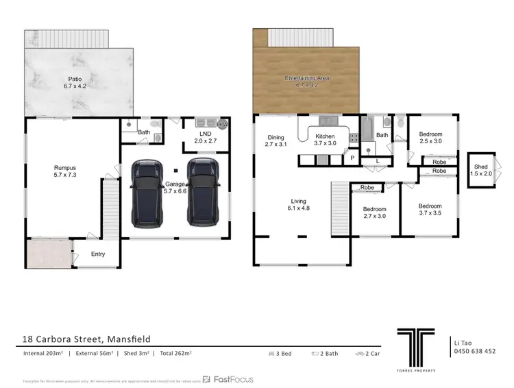 Floorplan of Homely house listing, 18 Carbora Street, Mansfield QLD 4122