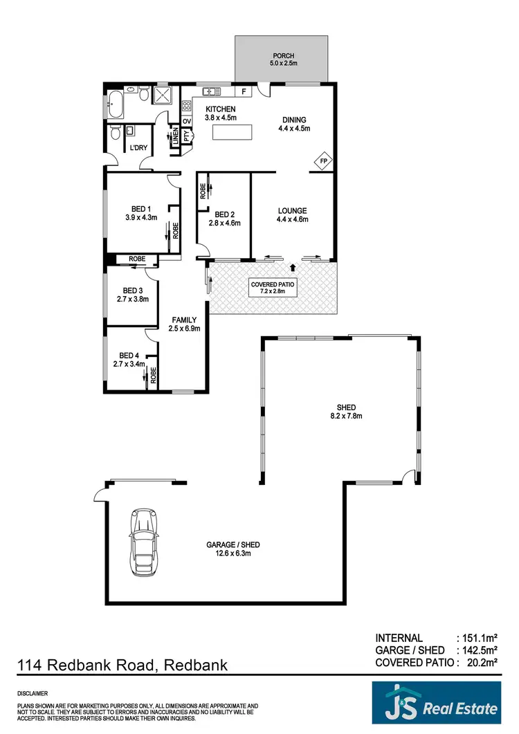Floorplan of Homely house listing, 114 Redbank Road, Redbank NSW 2446