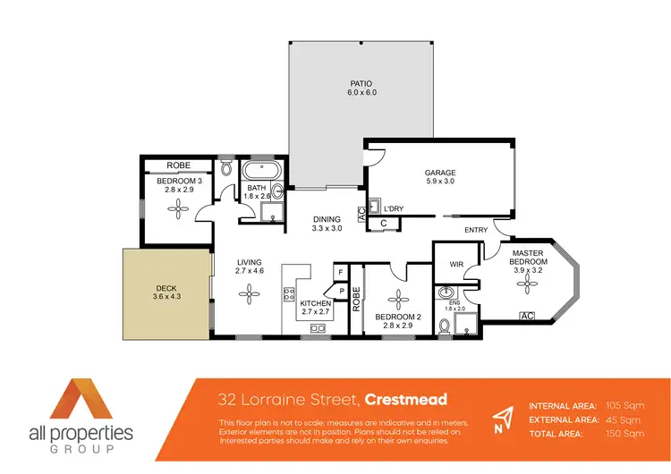 Floorplan of Homely house listing, 32 Lorraine Street, Crestmead QLD 4132