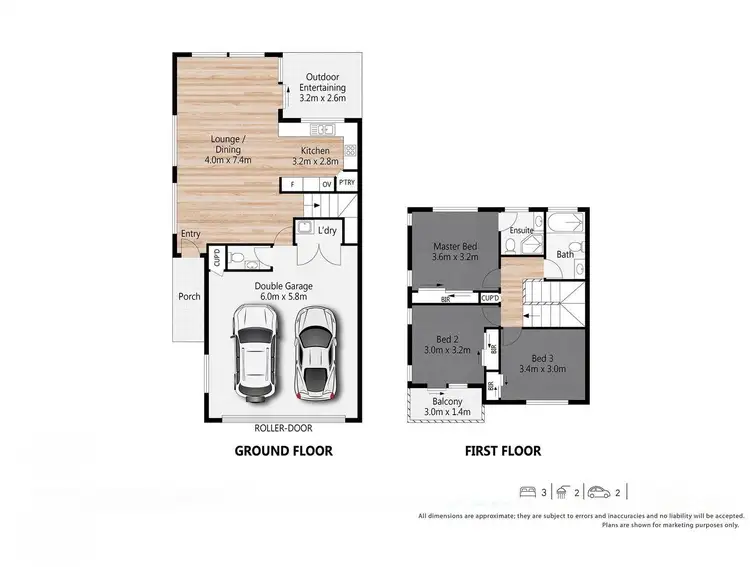 Floorplan of Homely townhouse listing, 7/60 Lakefield Place, Runcorn QLD 4113
