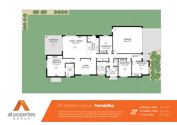 Floorplan of Homely house listing, 40 Willow Circuit, Yarrabilba QLD 4207
