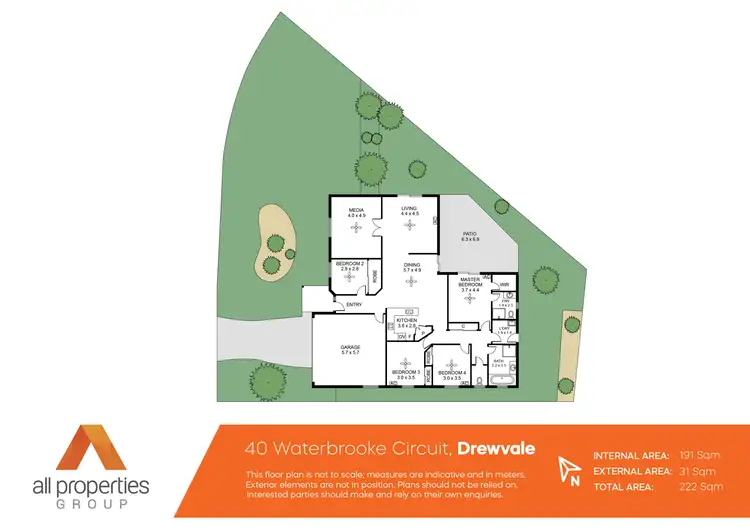 Floorplan of Homely house listing, 40 Waterbrooke Circuit, Drewvale QLD 4116