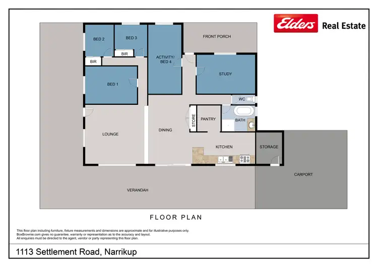 Floorplan of Homely rural property listing, 1113 Settlement Road, Narrikup WA 6326