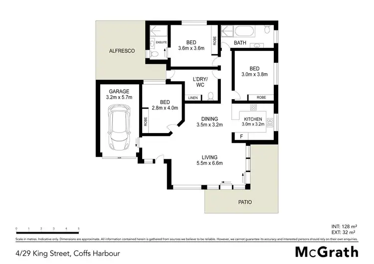 Floorplan of Homely unit listing, 4/29 King Street, Coffs Harbour NSW 2450