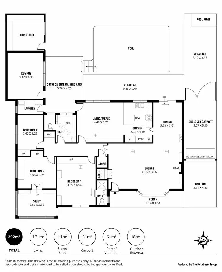 Floorplan of Homely house listing, 4 Fairfield Avenue, Somerton Park SA 5044