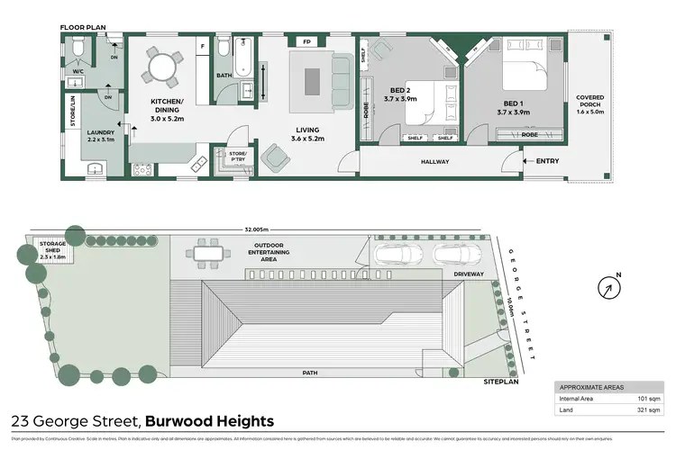 Floorplan of Homely house listing, 23 George Street, Burwood Heights NSW 2136