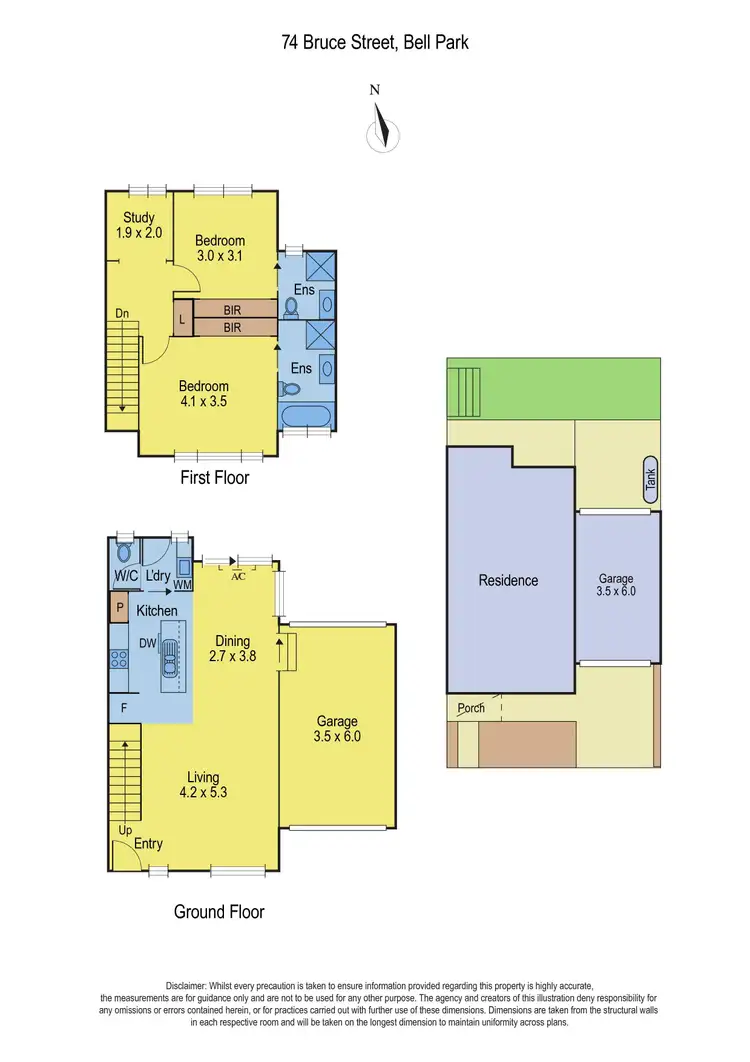 Floorplan of Homely house listing, 74 Bruce Street, Bell Park VIC 3215