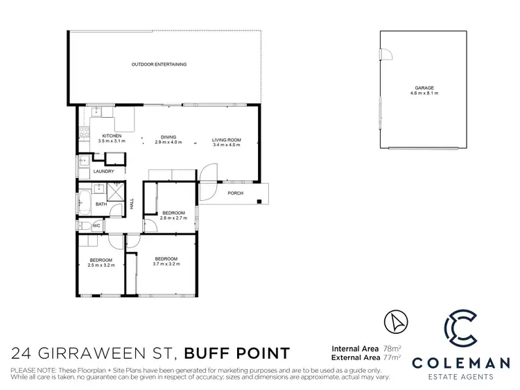 Floorplan of Homely house listing, 24 Girraween Street, Buff Point NSW 2262