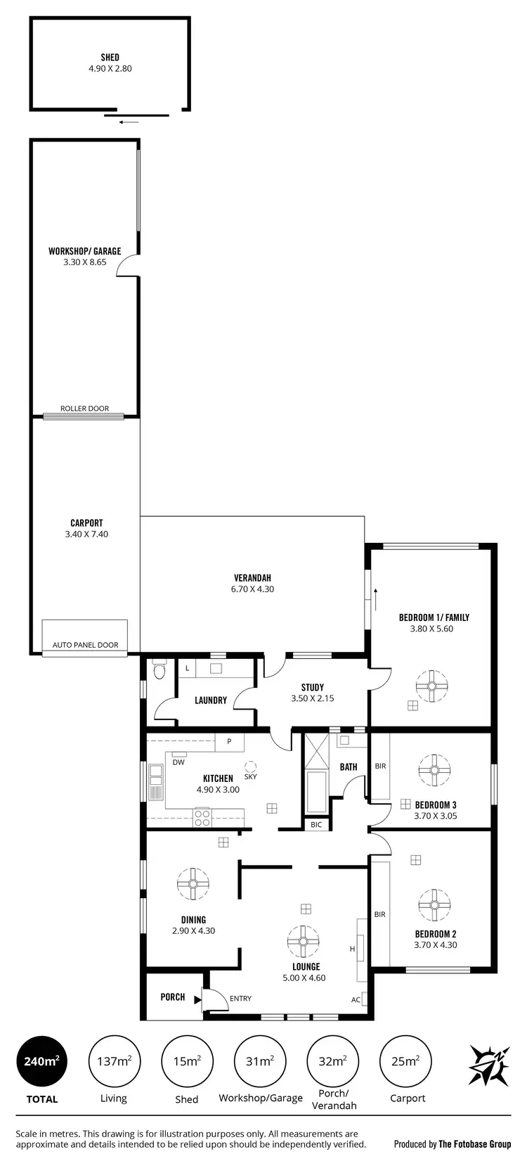Floorplan of Homely house listing, 1 Mabel Terrace, Camden Park SA 5038