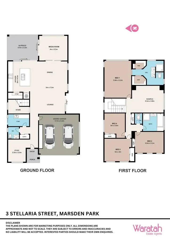 Floorplan of Homely house listing, 3 Stellaria Street, Marsden Park NSW 2765