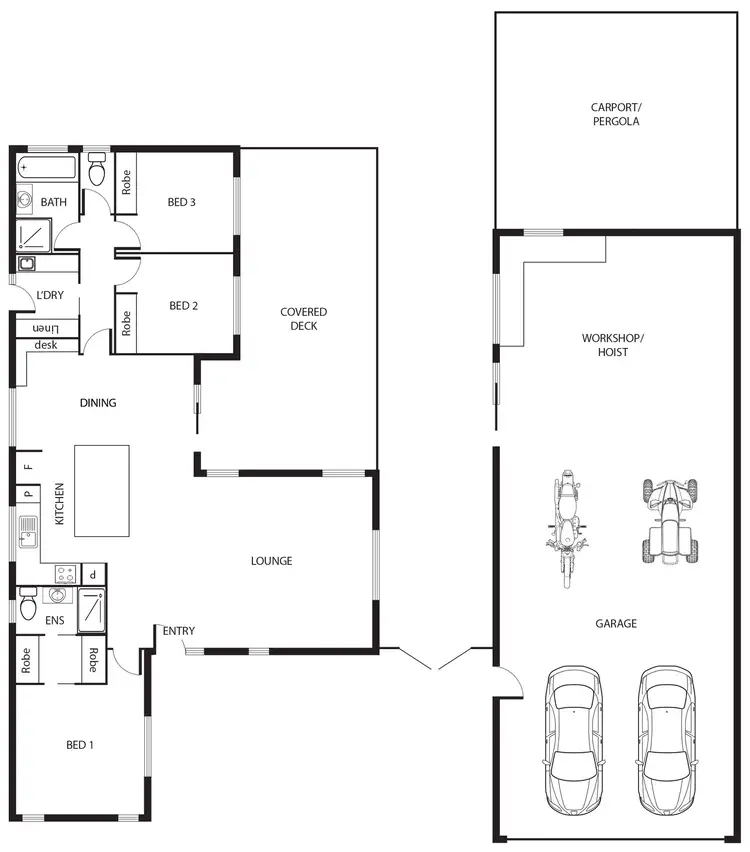 Floorplan of Homely house listing, 3 Andrew Crescent, Calwell ACT 2905