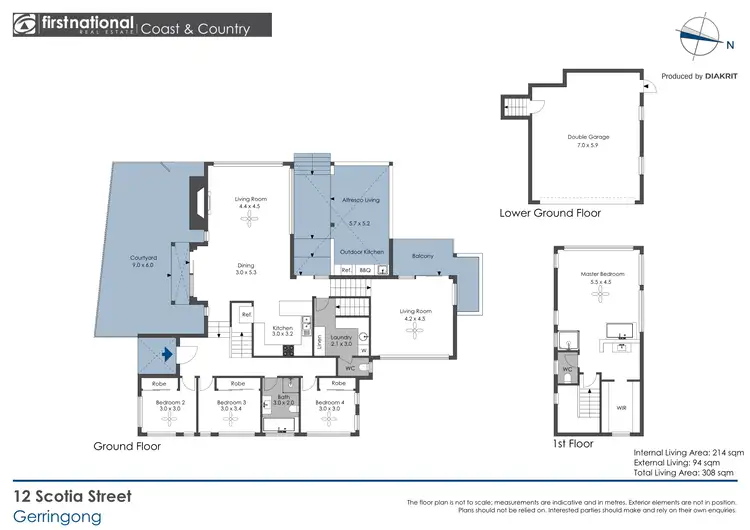 Floorplan of Homely house listing, 12 Scotia Street, Gerringong NSW 2534