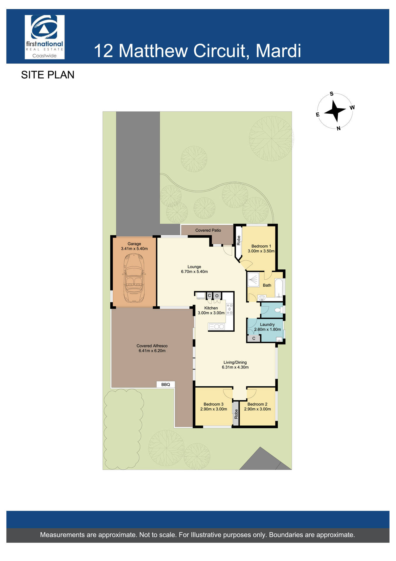 Floorplan of Homely house listing, 12 Matthew Circuit, Mardi NSW 2259