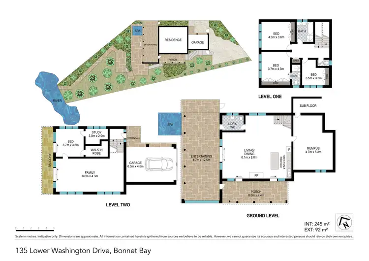 Floorplan of Homely house listing, 135 Lower Washington Drive, Bonnet Bay NSW 2226