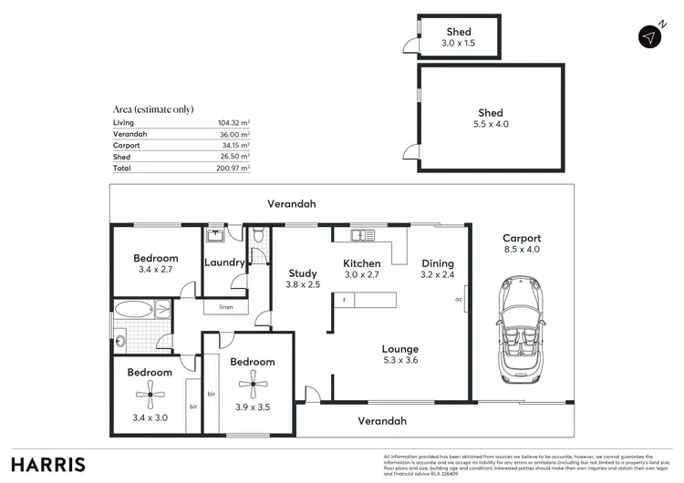 Floorplan of Homely house listing, 23 Shortridge Street, Modbury Heights SA 5092