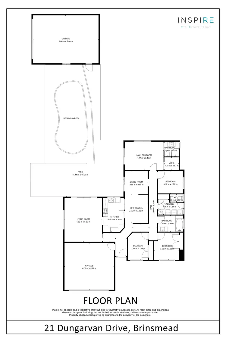 Floorplan of Homely house listing, 21 Dungarvan Drive, Brinsmead QLD 4870