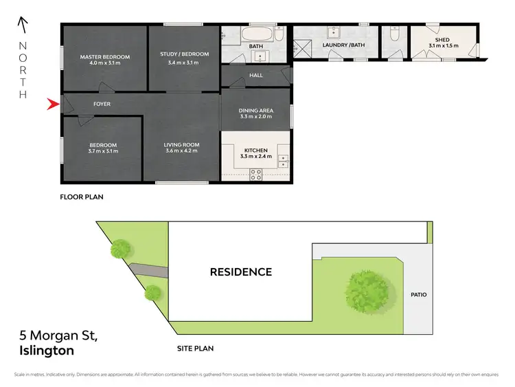 Floorplan of Homely house listing, 5 Morgan Street, Islington NSW 2296