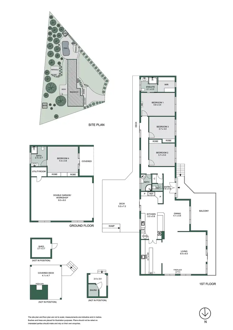 Floorplan of Homely house listing, 56 Scott Street, Dromana VIC 3936