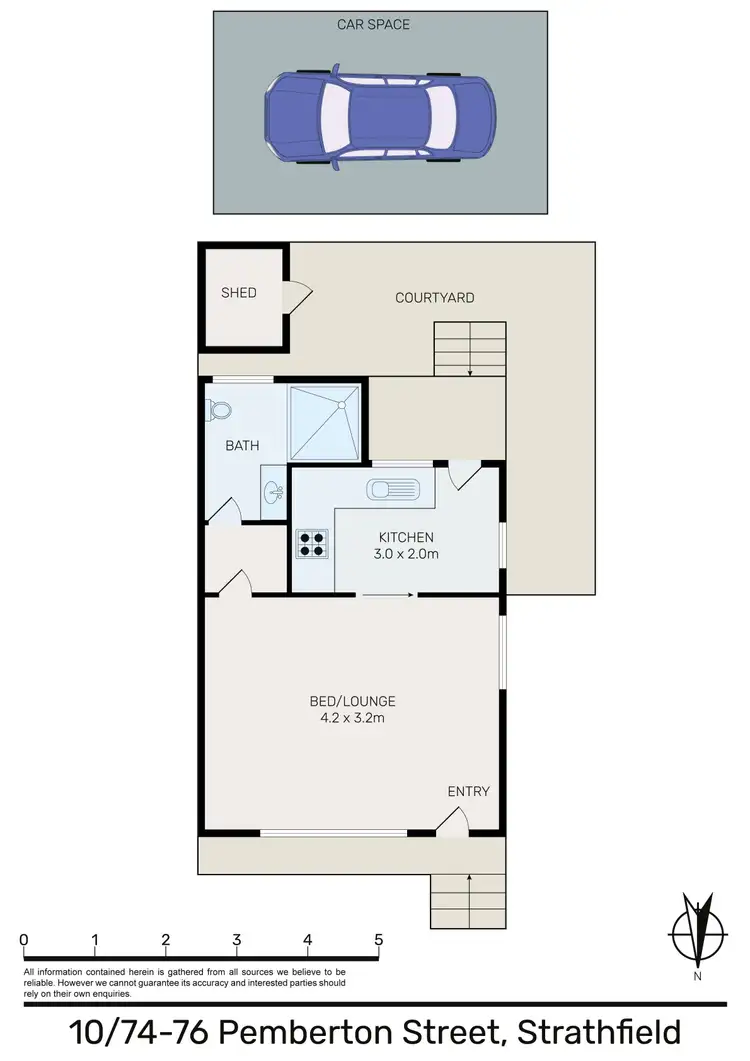 Floorplan of Homely villa listing, 10/74-76 Pemberton Street, Strathfield NSW 2135