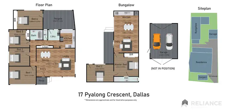 Floorplan of Homely house listing, 17 Pyalong Crescent, Dallas VIC 3047