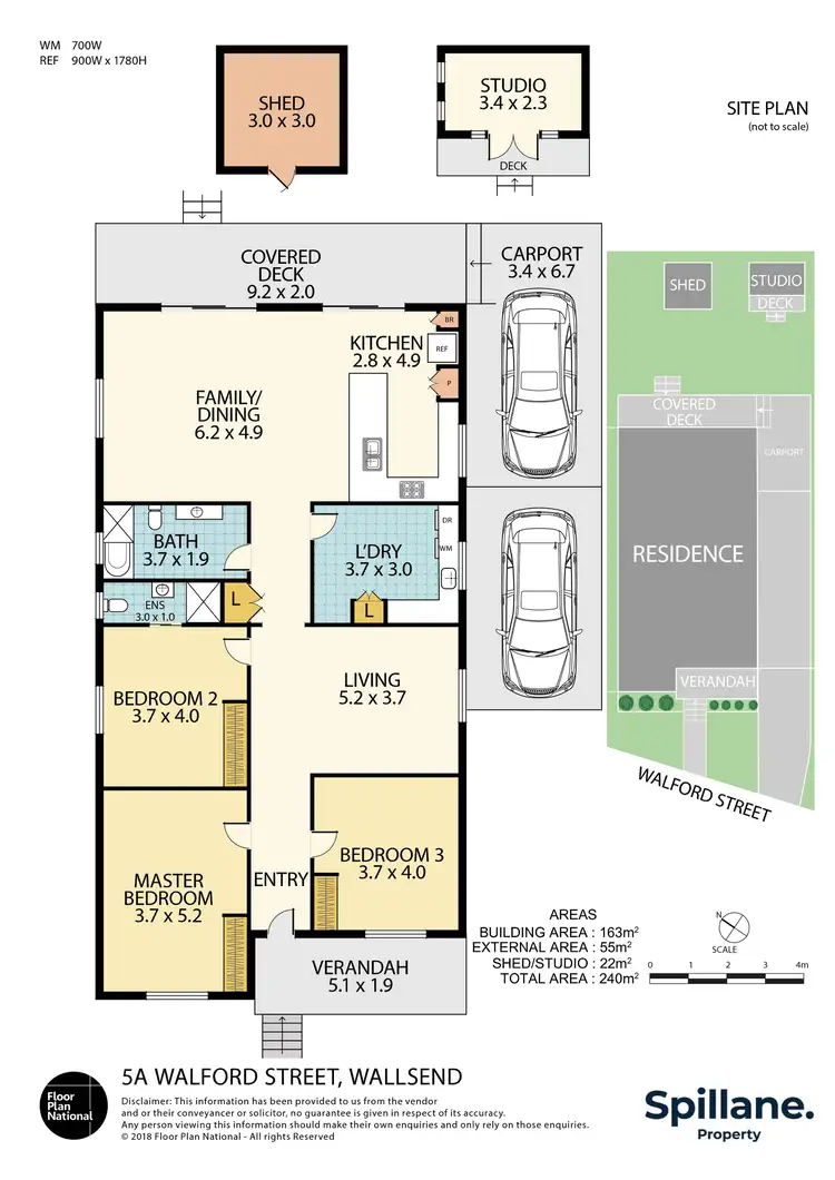 Floorplan of Homely house listing, 5a Walford Street, Wallsend NSW 2287