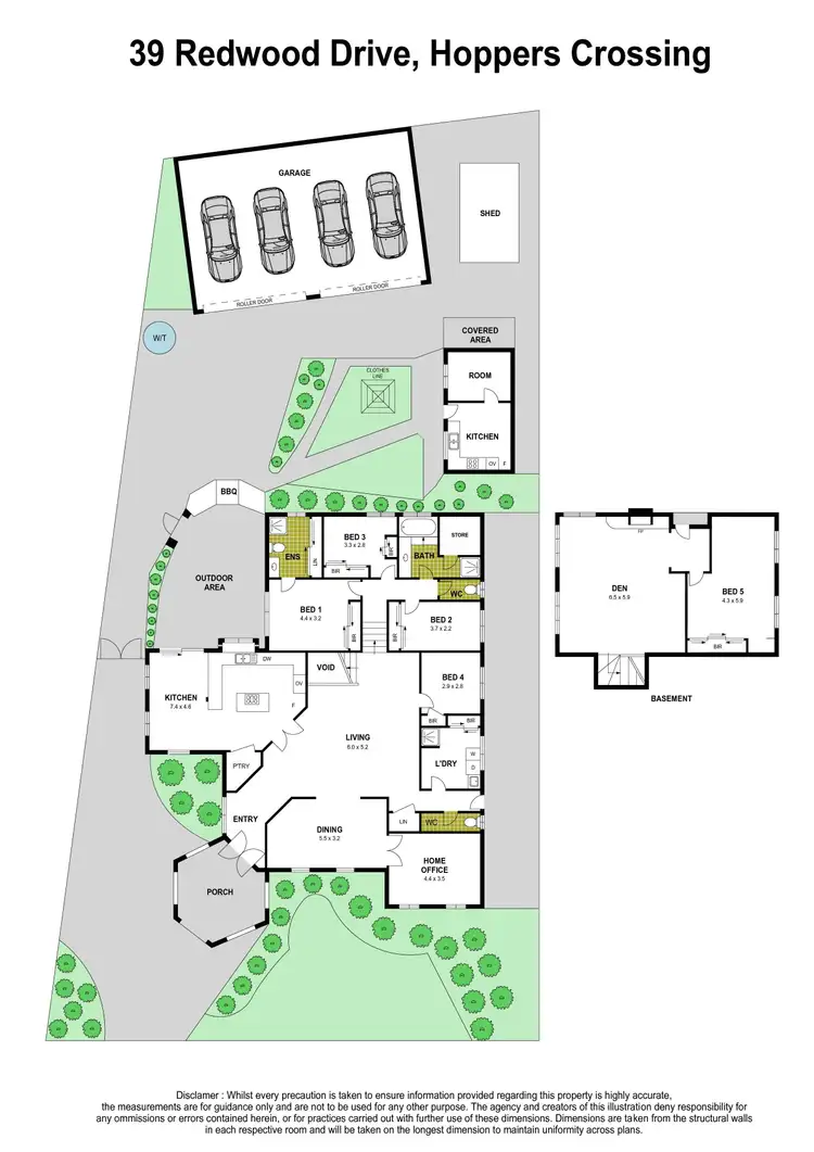 Floorplan of Homely house listing, 39 Redwood Drive, Hoppers Crossing VIC 3029