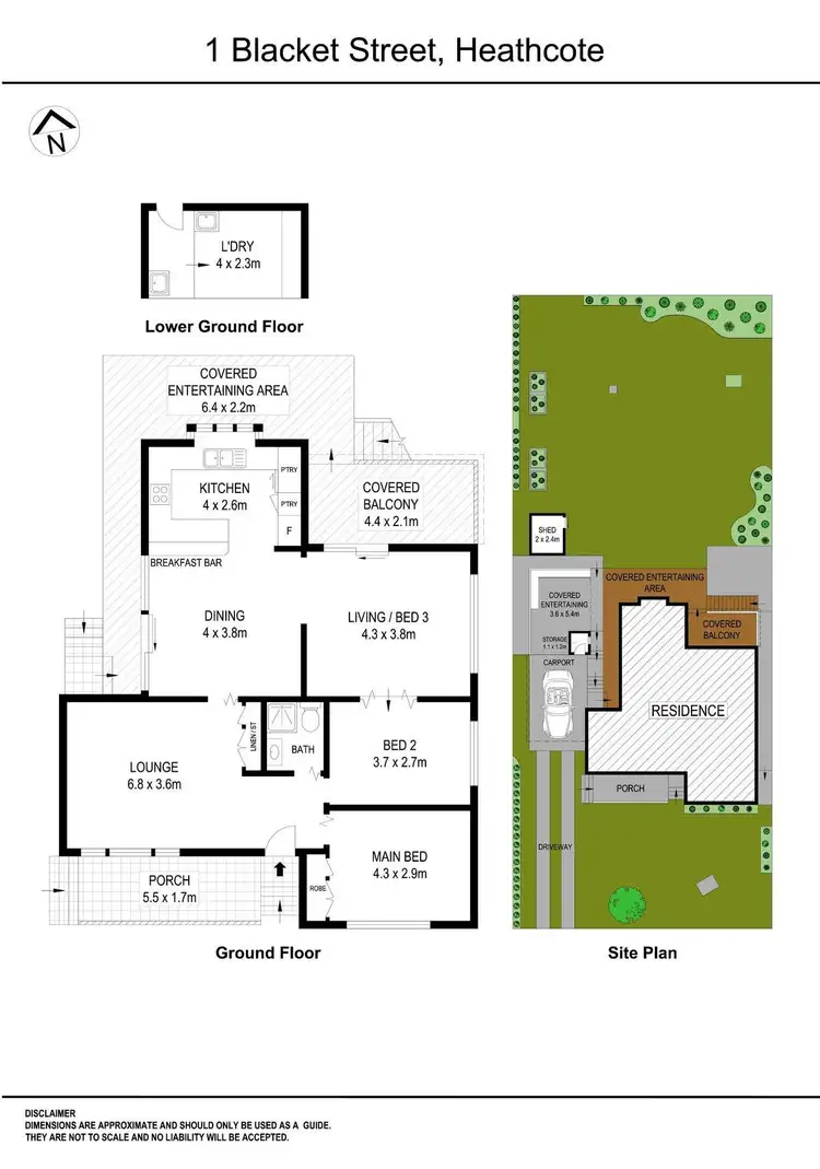 Floorplan of Homely house listing, 1 Blacket Street, Heathcote NSW 2233