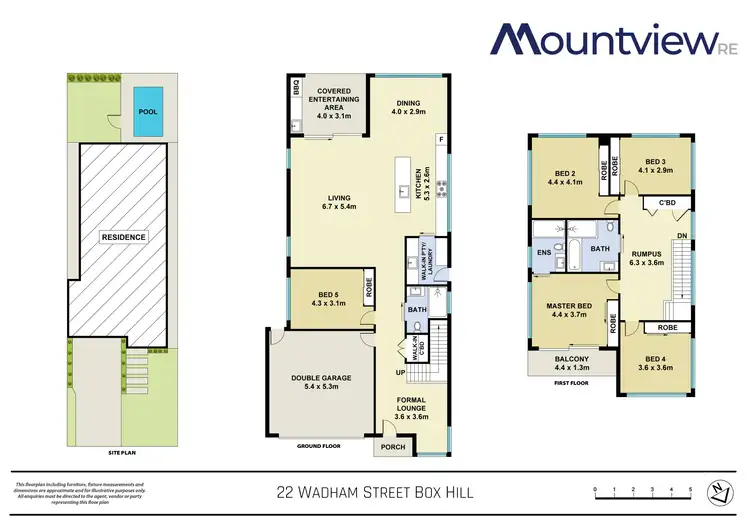Floorplan of Homely house listing, 22 Wadham Street, Box Hill NSW 2765